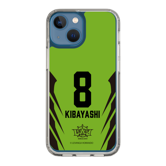 スリムプロテクションケース［ レバンガ北海道 - #8 KIBAYASHI - HOME - 裏 ］
