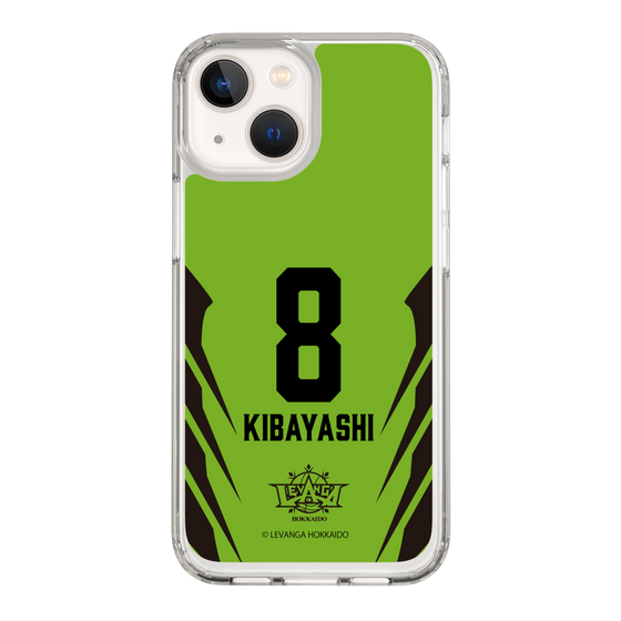 スリムプロテクションケース［ レバンガ北海道 - #8 KIBAYASHI - HOME - 裏 ］
