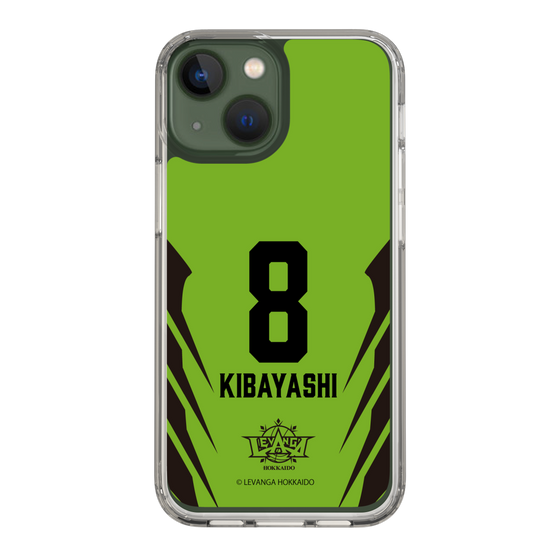 スリムプロテクションケース［ レバンガ北海道 - #8 KIBAYASHI - HOME - 裏 ］
