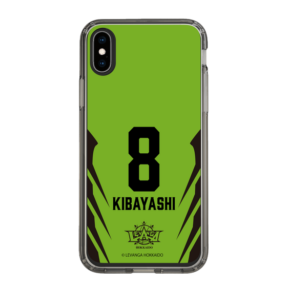 スリムプロテクションケース［ レバンガ北海道 - #8 KIBAYASHI - HOME - 裏 ］