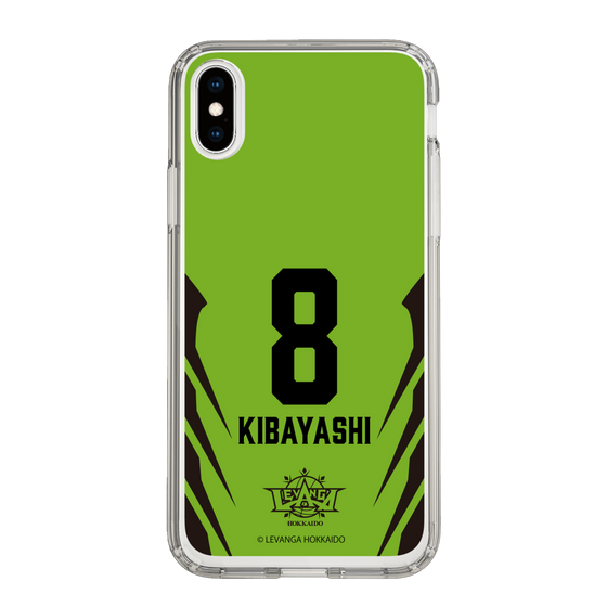 スリムプロテクションケース［ レバンガ北海道 - #8 KIBAYASHI - HOME - 裏 ］