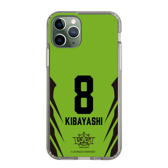 スリムプロテクションケース［ レバンガ北海道 - #8 KIBAYASHI - HOME - 裏 ］