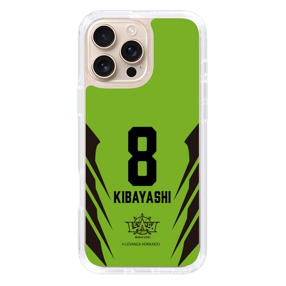 スリムプロテクションケース［ レバンガ北海道 - #8 KIBAYASHI - HOME - 裏 ］