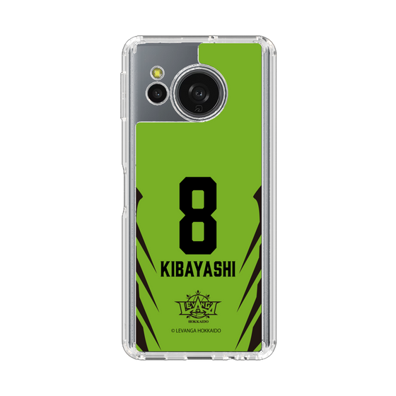 スリムプロテクションケース［ レバンガ北海道 - #8 KIBAYASHI - HOME - 裏 ］
