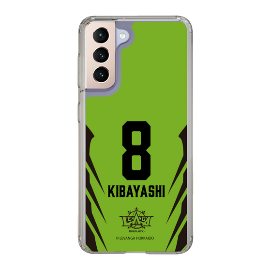 スリムプロテクションケース［ レバンガ北海道 - #8 KIBAYASHI - HOME - 裏 ］