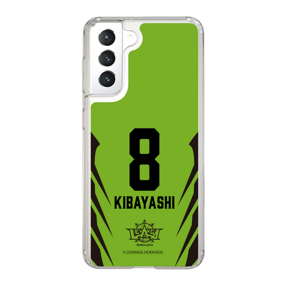 スリムプロテクションケース［ レバンガ北海道 - #8 KIBAYASHI - HOME - 裏 ］