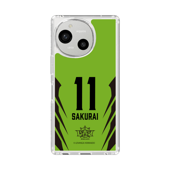 スリムプロテクションケース［ レバンガ北海道 - #11 SAKURAI - HOME - 裏 ］
