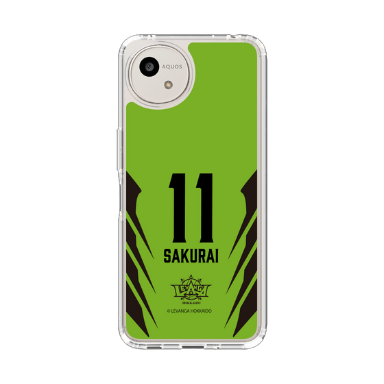 スリムプロテクションケース［ レバンガ北海道 - #11 SAKURAI - HOME - 裏 ］