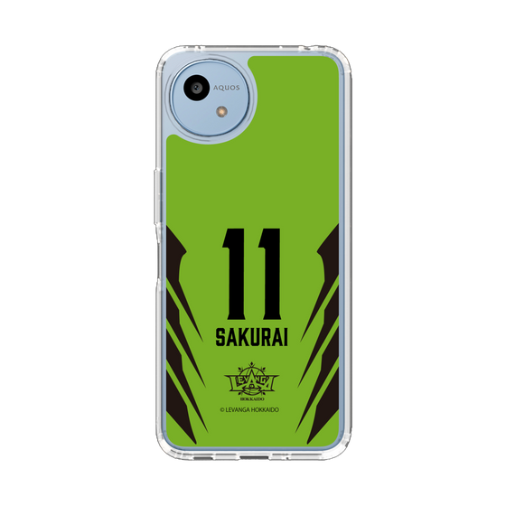 スリムプロテクションケース［ レバンガ北海道 - #11 SAKURAI - HOME - 裏 ］