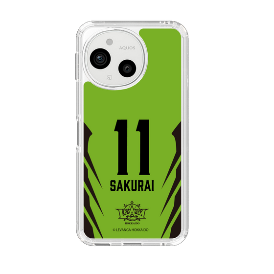 スリムプロテクションケース［ レバンガ北海道 - #11 SAKURAI - HOME - 裏 ］