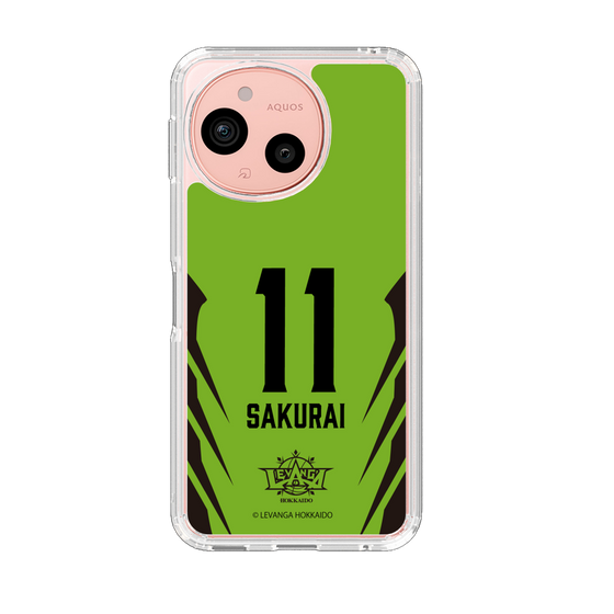 スリムプロテクションケース［ レバンガ北海道 - #11 SAKURAI - HOME - 裏 ］