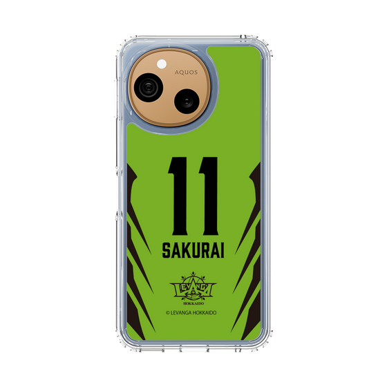 スリムプロテクションケース［ レバンガ北海道 - #11 SAKURAI - HOME - 裏 ］