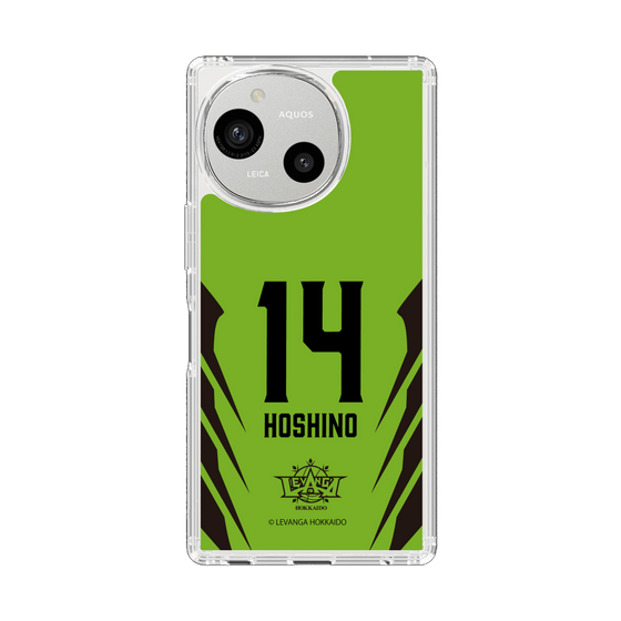 スリムプロテクションケース［ レバンガ北海道 - #14 HOSHINO - HOME - 裏 ］