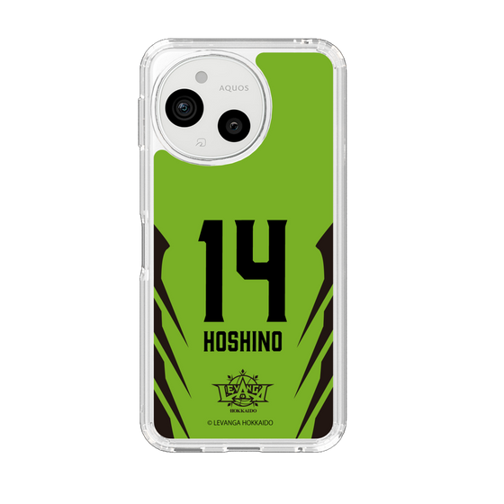 スリムプロテクションケース［ レバンガ北海道 - #14 HOSHINO - HOME - 裏 ］