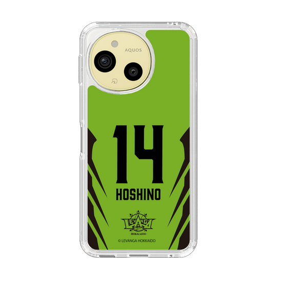 スリムプロテクションケース［ レバンガ北海道 - #14 HOSHINO - HOME - 裏 ］