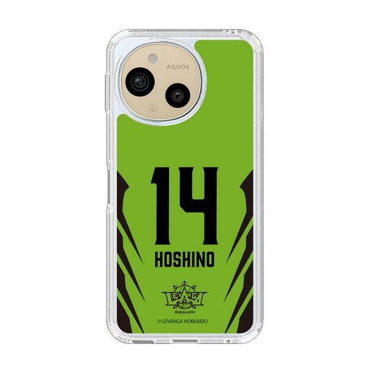 スリムプロテクションケース［ レバンガ北海道 - #14 HOSHINO - HOME - 裏 ］