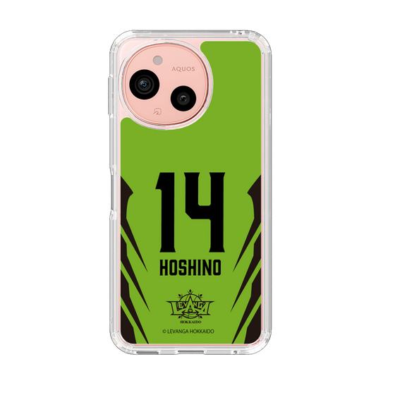 スリムプロテクションケース［ レバンガ北海道 - #14 HOSHINO - HOME - 裏 ］
