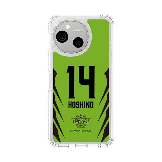 スリムプロテクションケース［ レバンガ北海道 - #14 HOSHINO - HOME - 裏 ］