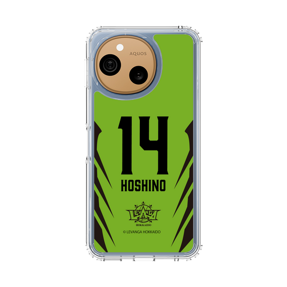 スリムプロテクションケース［ レバンガ北海道 - #14 HOSHINO - HOME - 裏 ］
