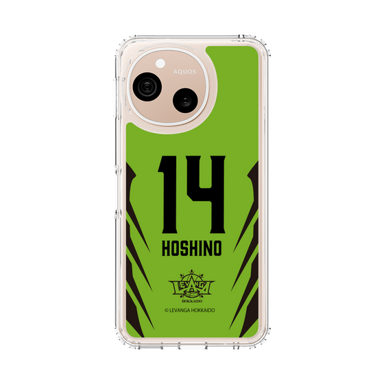 スリムプロテクションケース［ レバンガ北海道 - #14 HOSHINO - HOME - 裏 ］
