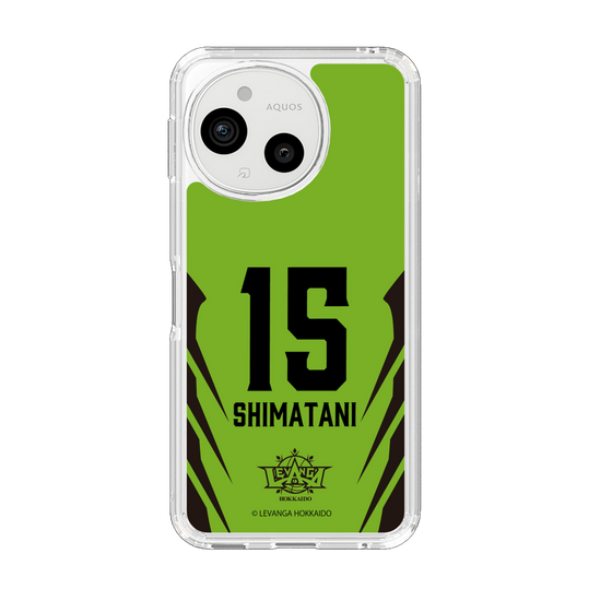 スリムプロテクションケース［ レバンガ北海道 - #15 SHIMATANI - HOME - 裏 ］