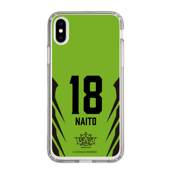スリムプロテクションケース［ レバンガ北海道 - #18 NAITO - HOME - 裏 ］