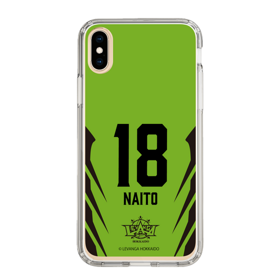 スリムプロテクションケース［ レバンガ北海道 - #18 NAITO - HOME - 裏 ］
