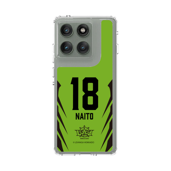 スリムプロテクションケース［ レバンガ北海道 - #18 NAITO - HOME - 裏 ］