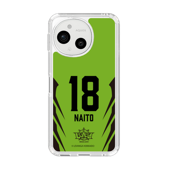 スリムプロテクションケース［ レバンガ北海道 - #18 NAITO - HOME - 裏 ］