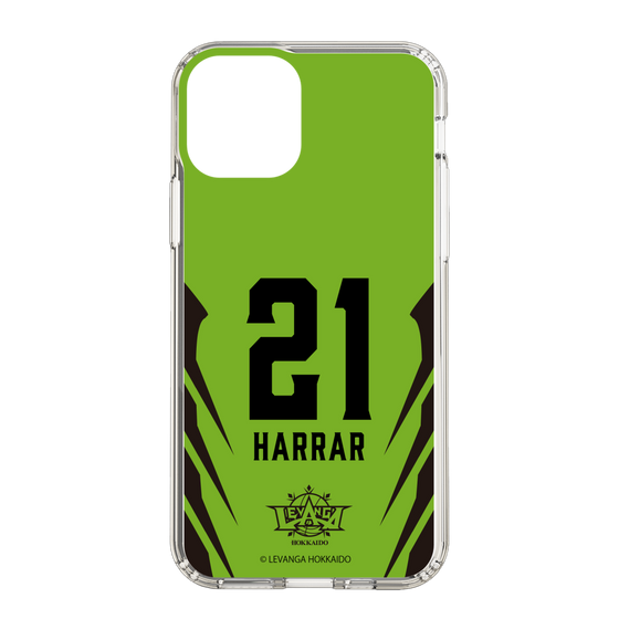 スリムプロテクションケース［ レバンガ北海道 - #21 HARRAR - HOME - 裏 ］