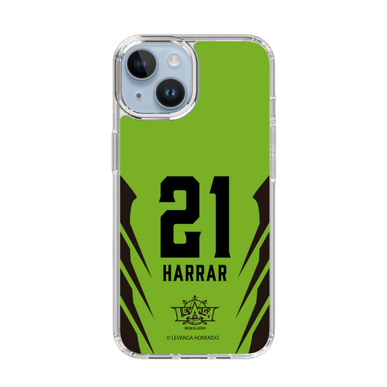 スリムプロテクションケース［ レバンガ北海道 - #21 HARRAR - HOME - 裏 ］