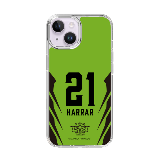 スリムプロテクションケース［ レバンガ北海道 - #21 HARRAR - HOME - 裏 ］