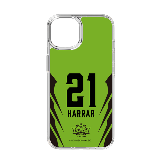 スリムプロテクションケース［ レバンガ北海道 - #21 HARRAR - HOME - 裏 ］