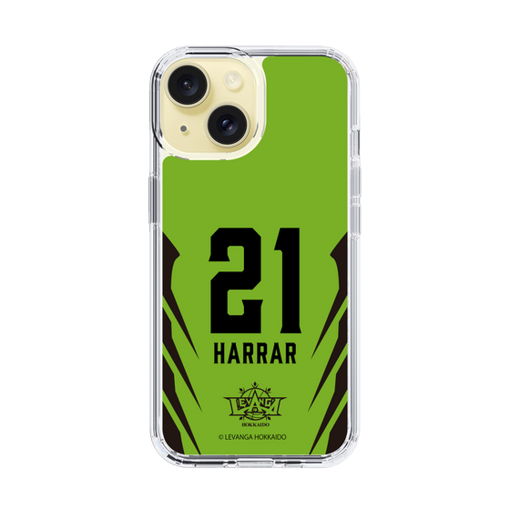 スリムプロテクションケース［ レバンガ北海道 - #21 HARRAR - HOME - 裏 ］