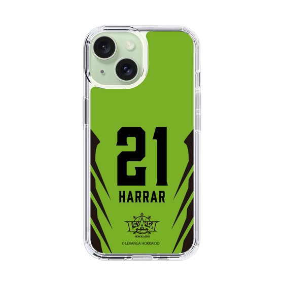 スリムプロテクションケース［ レバンガ北海道 - #21 HARRAR - HOME - 裏 ］