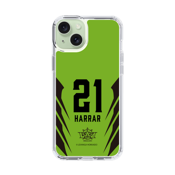 スリムプロテクションケース［ レバンガ北海道 - #21 HARRAR - HOME - 裏 ］