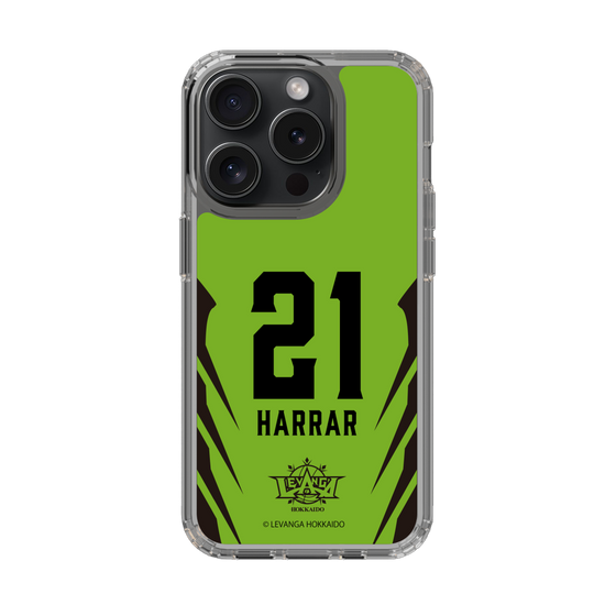 スリムプロテクションケース［ レバンガ北海道 - #21 HARRAR - HOME - 裏 ］