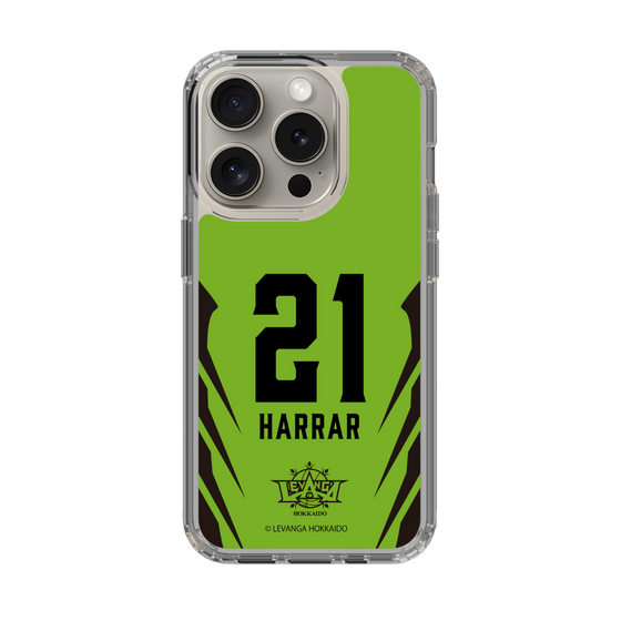 スリムプロテクションケース［ レバンガ北海道 - #21 HARRAR - HOME - 裏 ］
