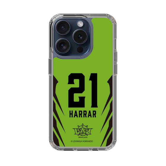 スリムプロテクションケース［ レバンガ北海道 - #21 HARRAR - HOME - 裏 ］