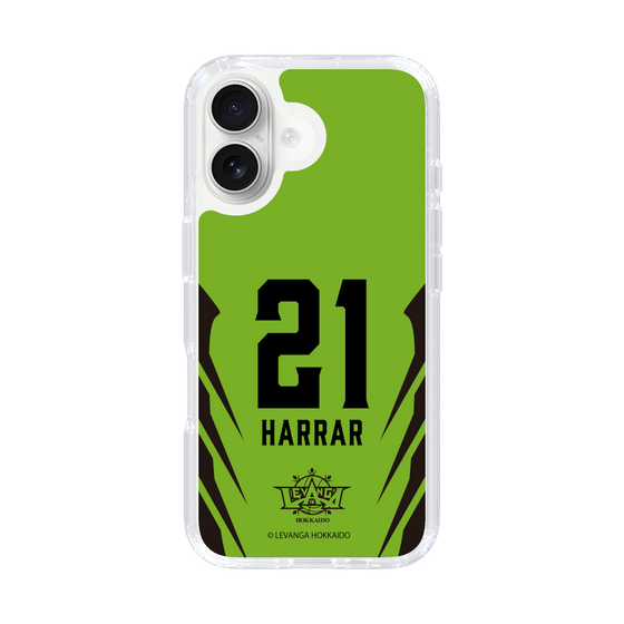 スリムプロテクションケース［ レバンガ北海道 - #21 HARRAR - HOME - 裏 ］
