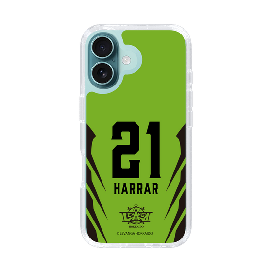 スリムプロテクションケース［ レバンガ北海道 - #21 HARRAR - HOME - 裏 ］