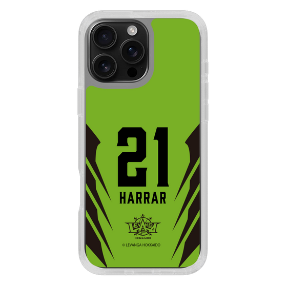 スリムプロテクションケース［ レバンガ北海道 - #21 HARRAR - HOME - 裏 ］