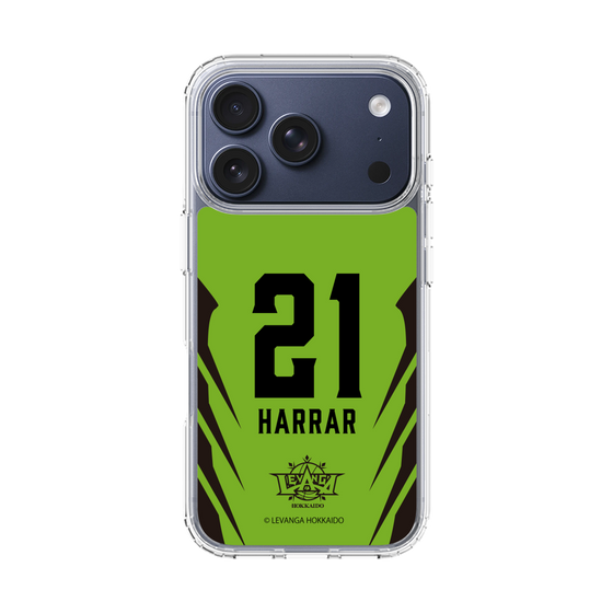 スリムプロテクションケース［ レバンガ北海道 - #21 HARRAR - HOME - 裏 ］
