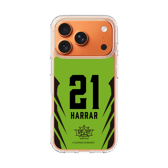 スリムプロテクションケース［ レバンガ北海道 - #21 HARRAR - HOME - 裏 ］