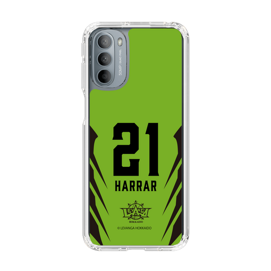 スリムプロテクションケース［ レバンガ北海道 - #21 HARRAR - HOME - 裏 ］