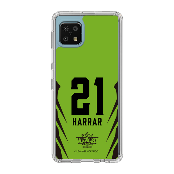 スリムプロテクションケース［ レバンガ北海道 - #21 HARRAR - HOME - 裏 ］