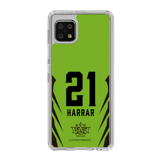 スリムプロテクションケース［ レバンガ北海道 - #21 HARRAR - HOME - 裏 ］