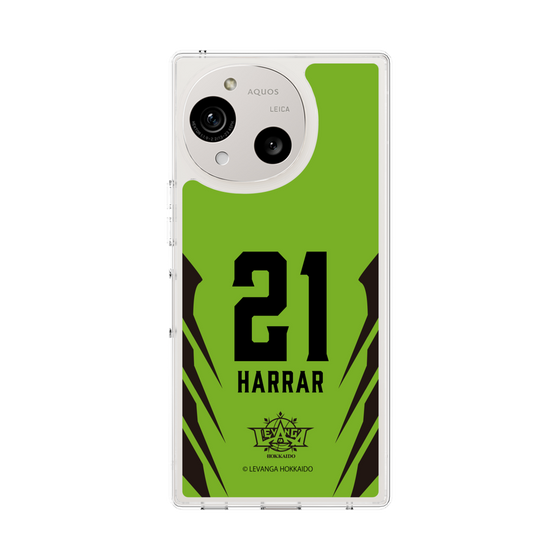 スリムプロテクションケース［ レバンガ北海道 - #21 HARRAR - HOME - 裏 ］