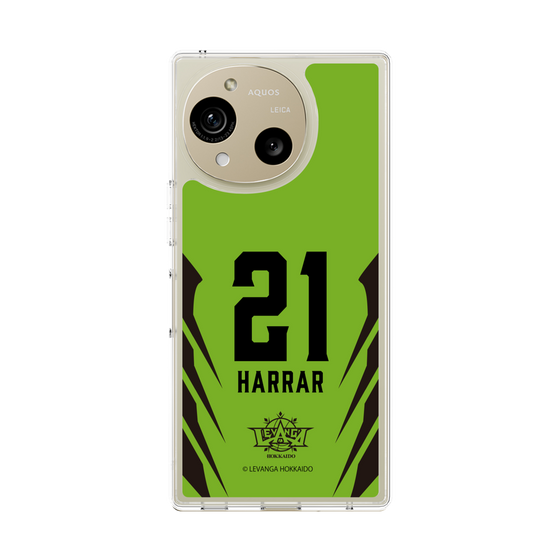 スリムプロテクションケース［ レバンガ北海道 - #21 HARRAR - HOME - 裏 ］