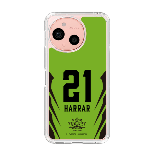 スリムプロテクションケース［ レバンガ北海道 - #21 HARRAR - HOME - 裏 ］